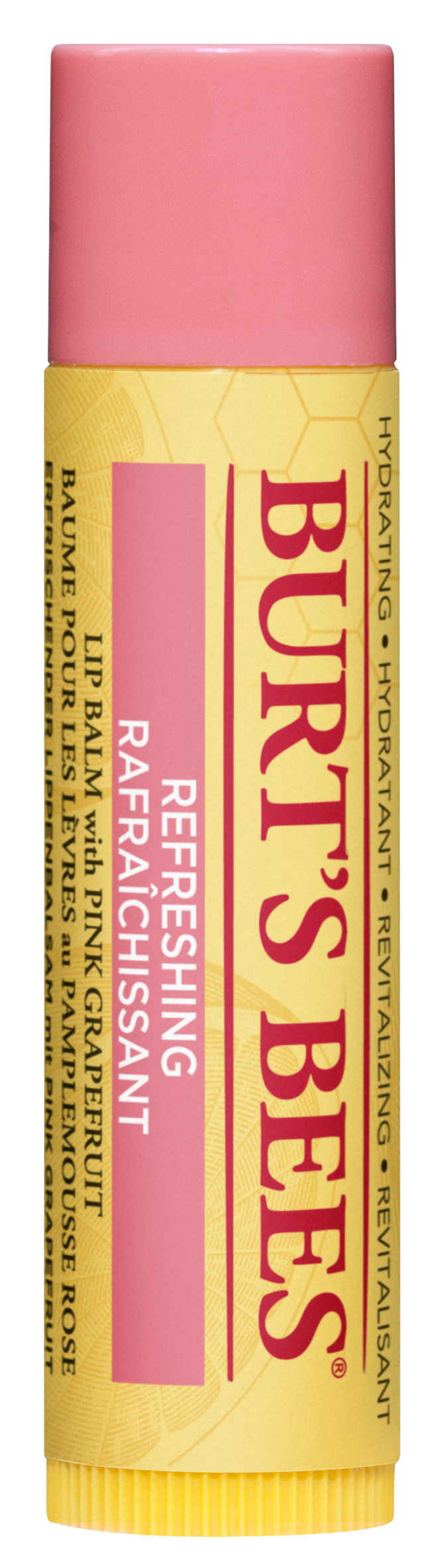 Burt's Bees Moisturising GRAPEFRUIT Lipbalm 100 Natural Lip Balm 4.25g