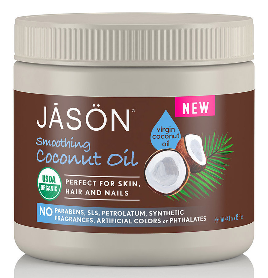 Jason Organic Smoothing Virgin COCONUT Oil For Body, Hair, Nails