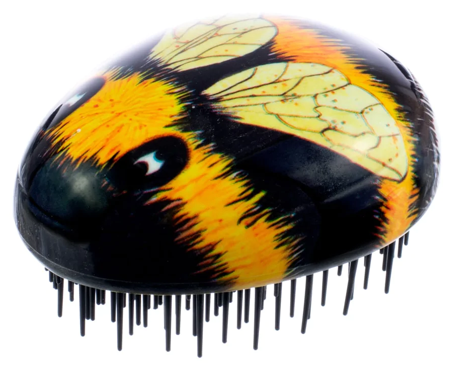 Kent Brushes PEBBLE Brush - PEBBLE BUMBLE BEE - Travel / Hand Bag Brush PBEE
