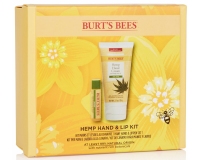 Burt's Bees HEMP HAND AND LIP KIT 2 Piece Gift Set
