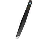 Rubis Swiss Made Slant Tweezer Swarovsky Black Sapphire 1K1809