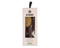 Kent Tortoiseshell Effect Soft Natural Bristle Baby Hair Brush and Comb Set BA30