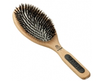 Kent Perfect For Smoothing Large Cushion Bristle Brush Wooden Hairbrush PF07