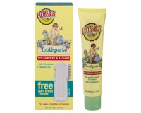 Jason Earth's Best STRAWBERRY & BANANA Fluoride Free TOOTHPASTE For Babies 45g