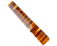 Kent Faux Tortoiseshell Hand Made Sawcut All Fine Toothed Mens Comb R18T
