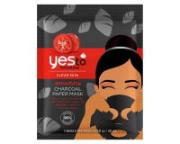 Yes To Tomatoes Detoxifying CHARCOAL Paper Facial/Face Mask 1 x Single Use