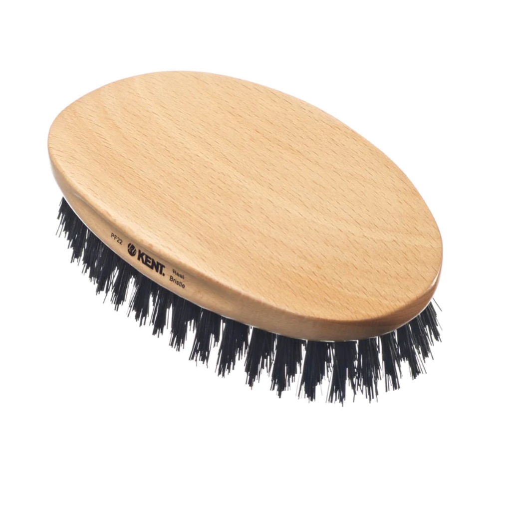 Kent Perfect For Grooming Bristle Nylon Mix Military Style Hair Brush PF22