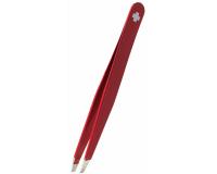 Rubis Swiss Made Slant Tweezer Satin Swiss Cross 1K1601