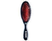 Kent Small Black Natural & Nylon Bristle Cushion HAIR BRUSH Midnight Ruby Hairbrush CSMS