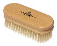 Kent White Pure Bristle SHOE SHINE Varnished Beechwood Polishing/Buffing BRUSH (SHOE W)