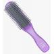 Kent AirHedz Glo Half Round Detangling Hair Brush in PURPLE AHGLO01