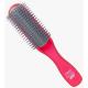 Kent AirHedz Glo Half Round Detangling Hair Brush in STRAWBERRY AHGLO01